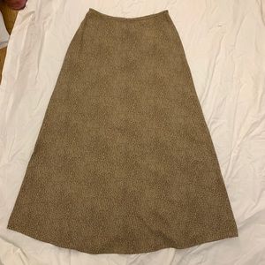 90s Vintage printed maxi skirt